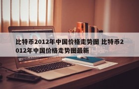 比特币2012年中国价格走势图 比特币2012年中国价格走势图最新